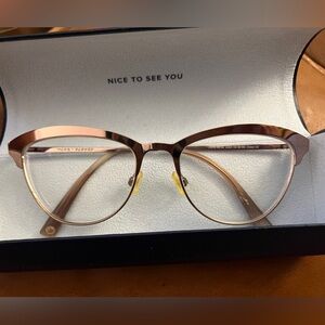 Warby Parker Rose gold Glasses